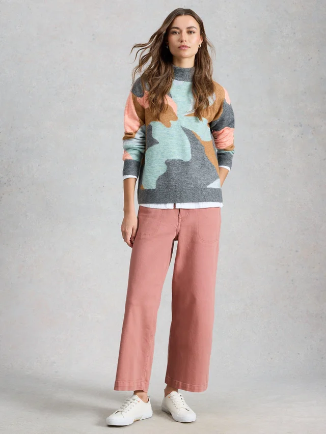 Jean Court À Jambes Larges Tia