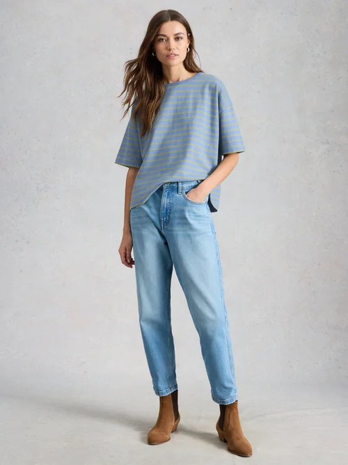 T-SHIRT À RAYURES KAT - Blue Mlt - 50 Image 2