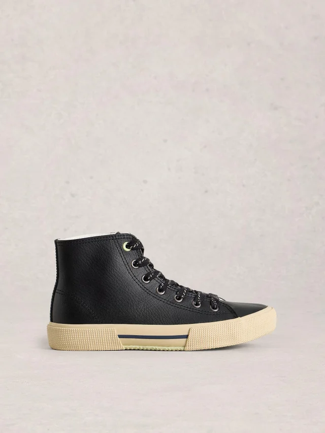 Baskets montantes en cuir Pippa