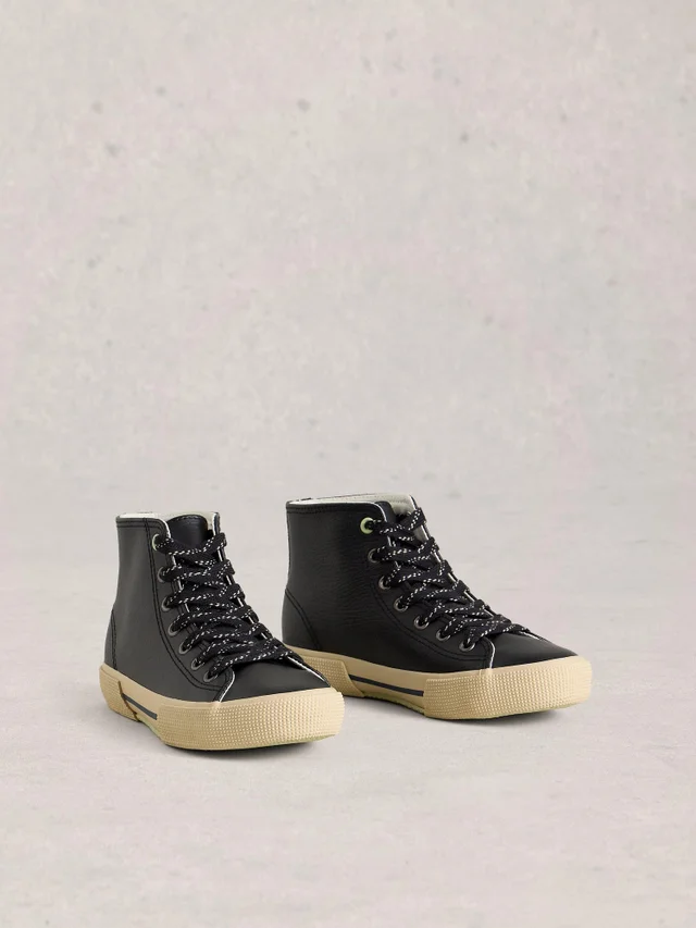 Baskets montantes en cuir Pippa