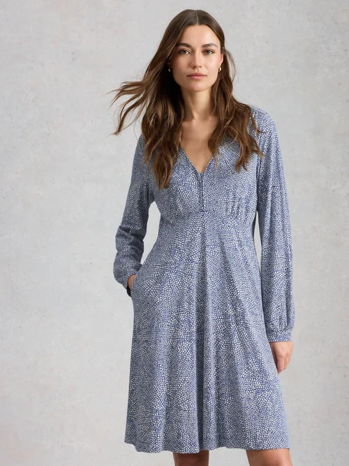 Et robe en jersey - Blue Mlt - 52/R Image 3