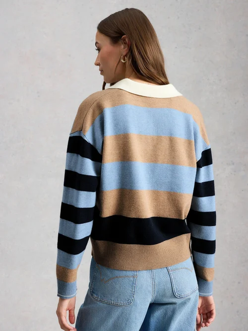 Pull de rugby Rochelle - Blue Mlt - 52 Image 4