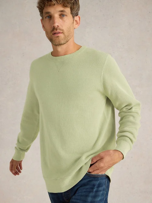 Pull Attadale à col rond - Lgt Green - XXL/R Image 3