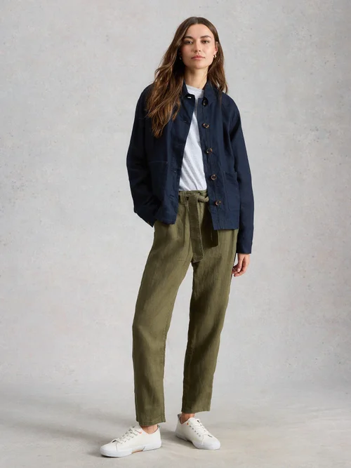 Veste en lin Isabel - Dark Navy - 52 Image 2
