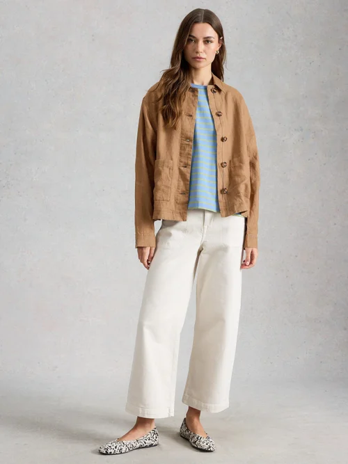 Veste en lin Isabel - Mid Tan - 52 Image 2