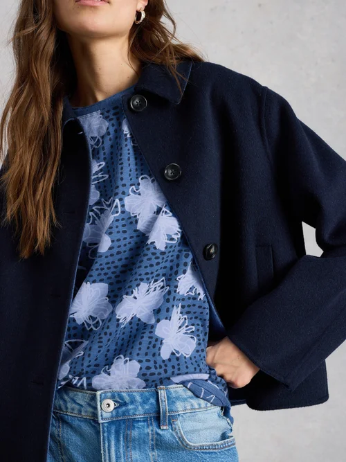 T-SHIRT À MANCHES COURTES CLARA - Navy Multi - 52 Image 3