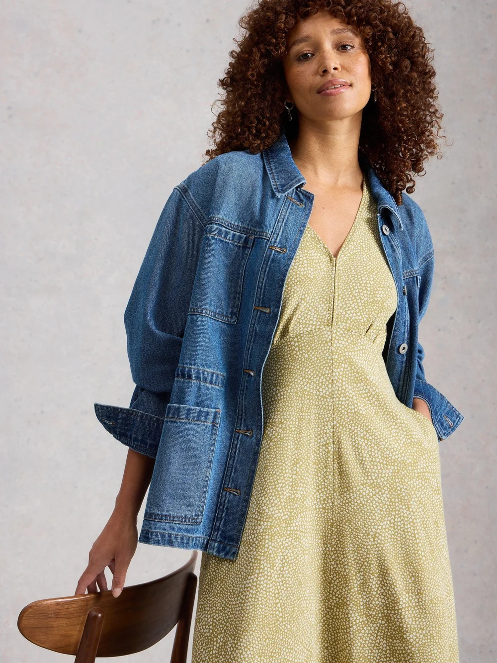 Robe en jersey Megan - Green Pr - 52/R Image 1