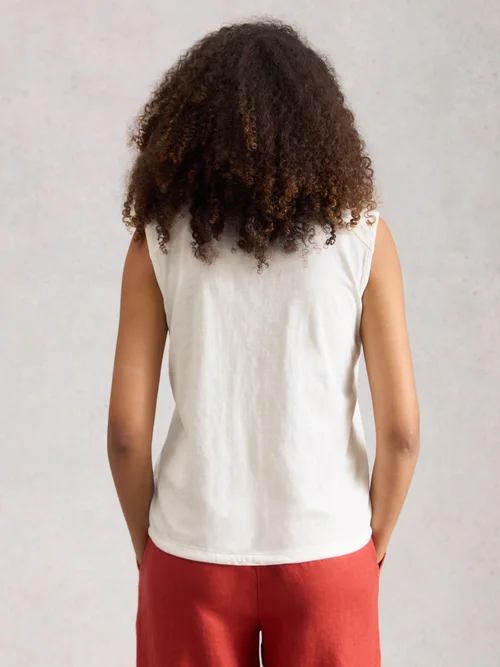 CHEMISE SANS MANCHES PEONY - Bril White - 52 Image 4