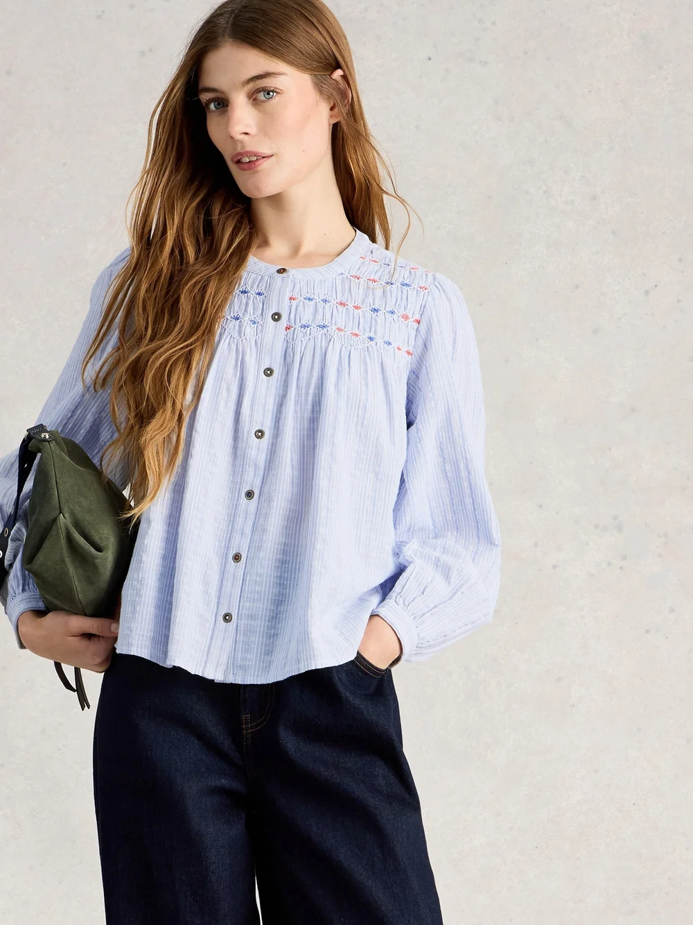 Haut Sammy Smock - Blue Mlt - 52 Image 1