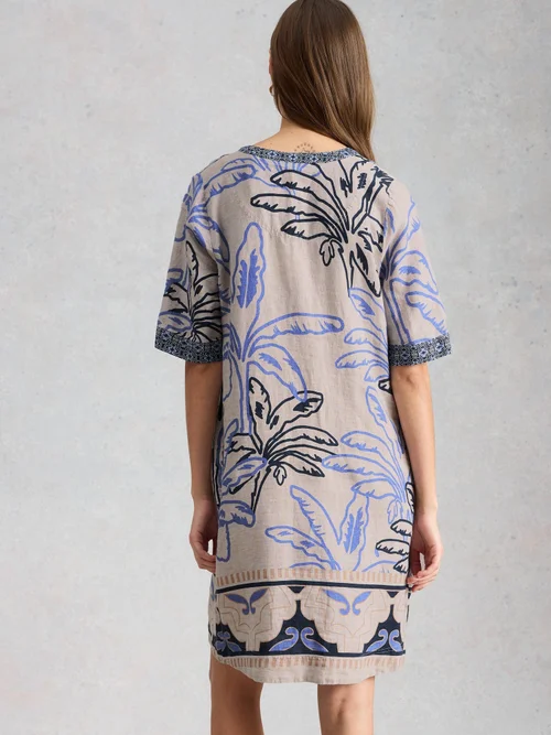 Robe en lin cendré - Ivory Mlt - 52/R Image 4