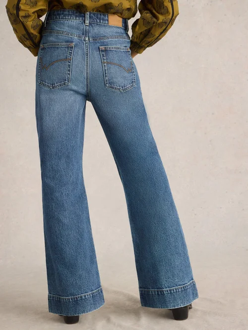 Frankie Flare Jean - Mid Denim - 50/R Image 4