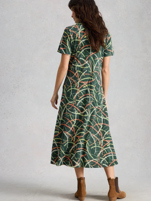 Robe chemise en jersey Rua - Green Mlt - 52/R Image 4
