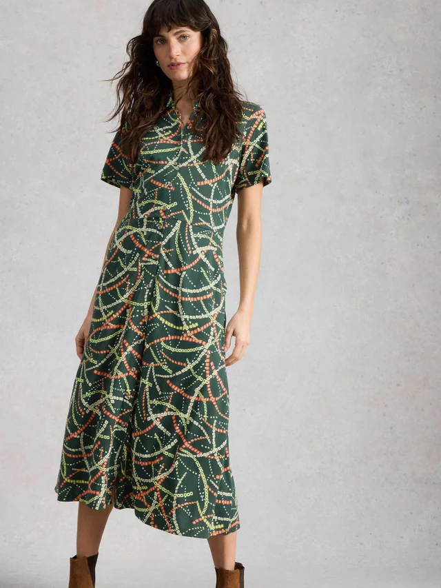 Robe chemise en jersey Rua