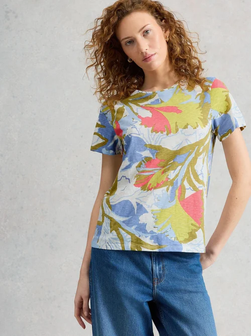 ABBIE TEE - Ivory Mlt - 48 Image 3