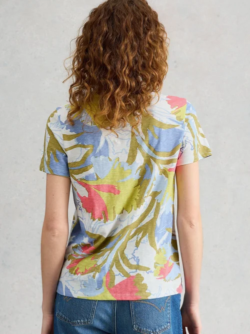 ABBIE TEE - Ivory Mlt - 46 Image 4