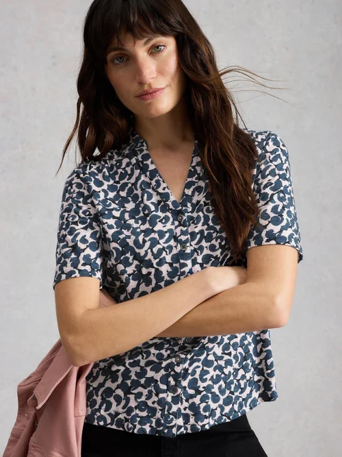 MAILLOT ANNIE SS - Blue Pr - 52 Image 3