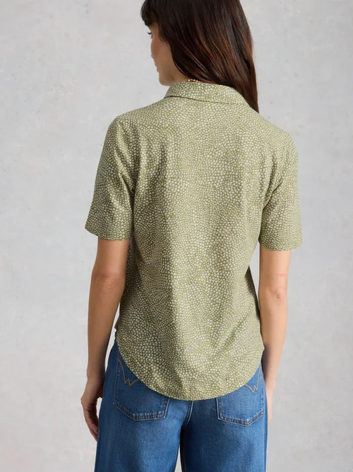 Chemise en jersey Annie manches courtes - Green Mlt - 52 Image 4