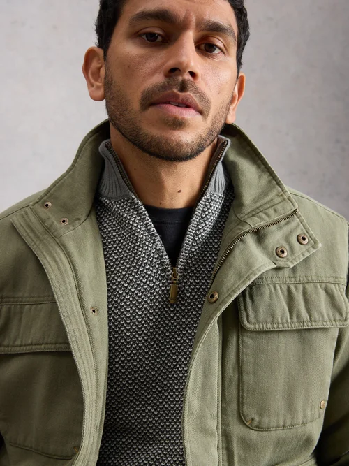 Col roulé Attadale à motif - Grey Mlt - XXL/R Image 1