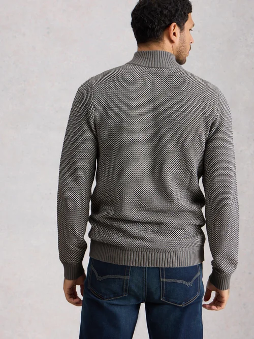 Col roulé Attadale à motif - Grey Mlt - XXL/R Image 4