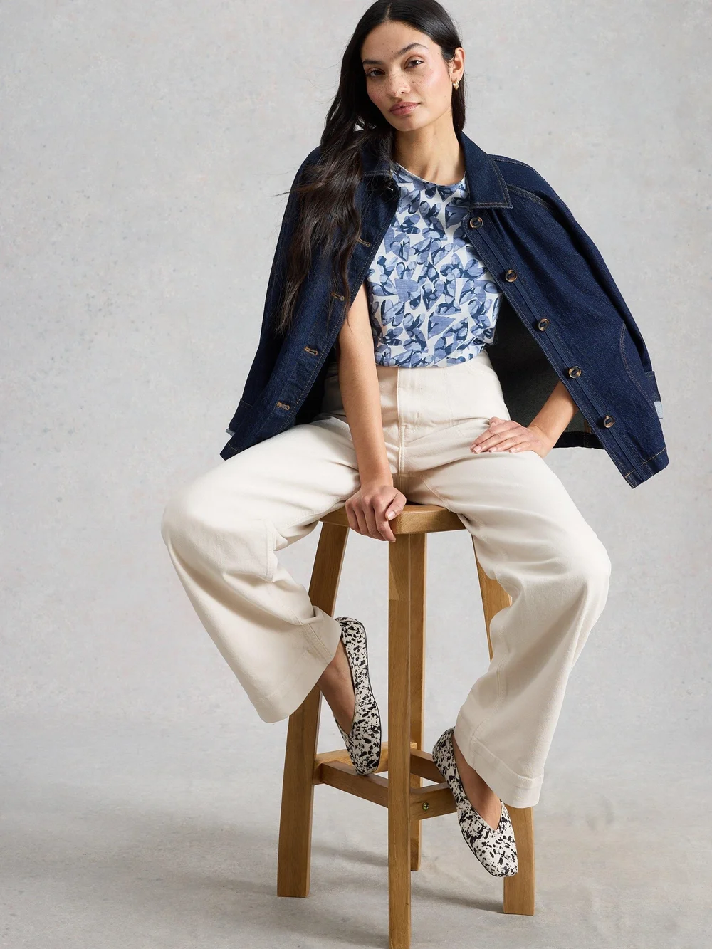 ABBIE TEE - Blue Mlt - 52 Image 1