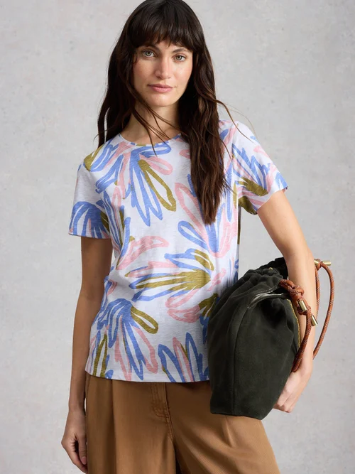 ABBIE TEE - Ivory Pr - 52 Image 3