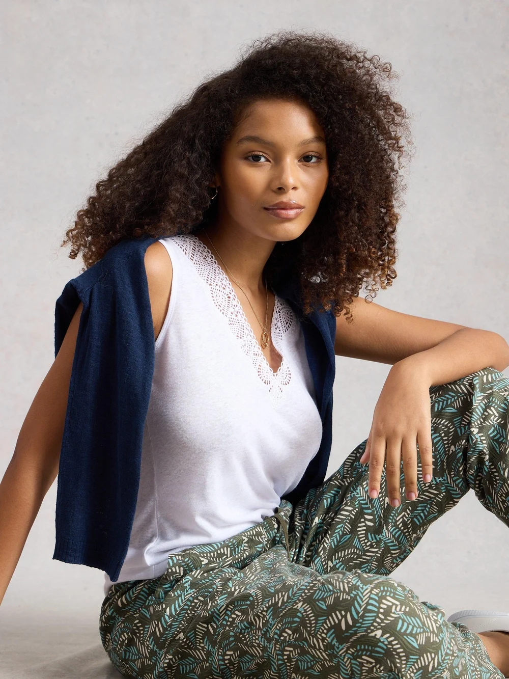 GILET EN DENTELLE ELLIE - Bril White - 52 Image 1