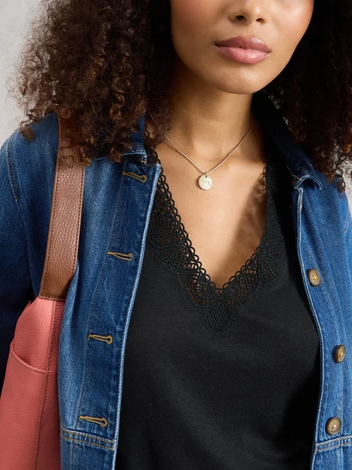 GILET EN DENTELLE ELLIE - Pure Blk - 52 Image 3