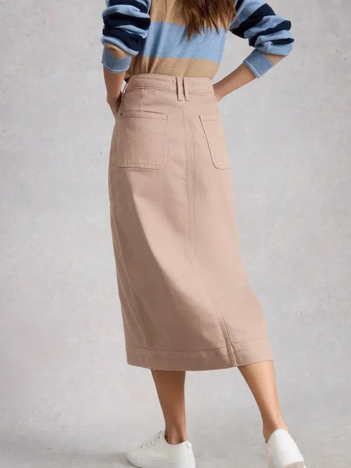 Jupe midi en denim Tia - Dk Nat - 52/R Image 4