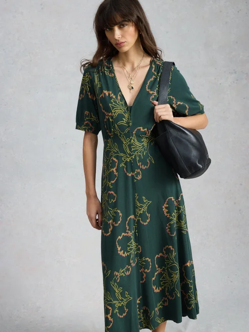Robe en jersey Megan - Green Mlt - 48/R Image 3