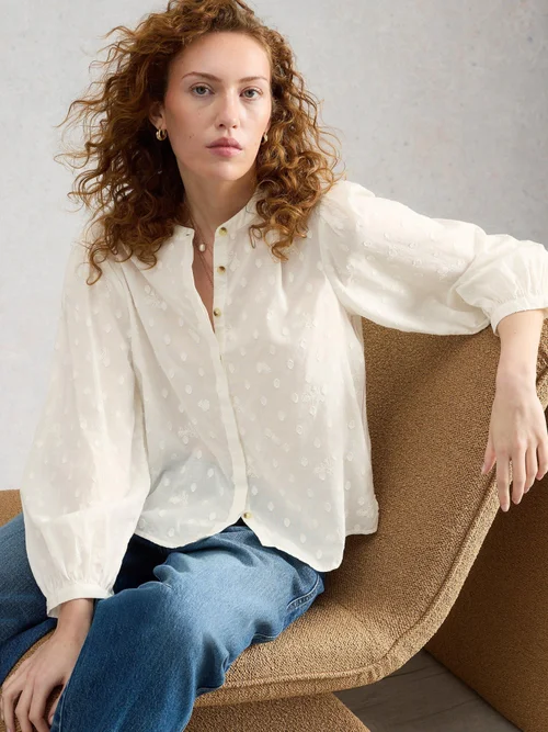 Lana Top - Pale Ivory - 52 Image 1