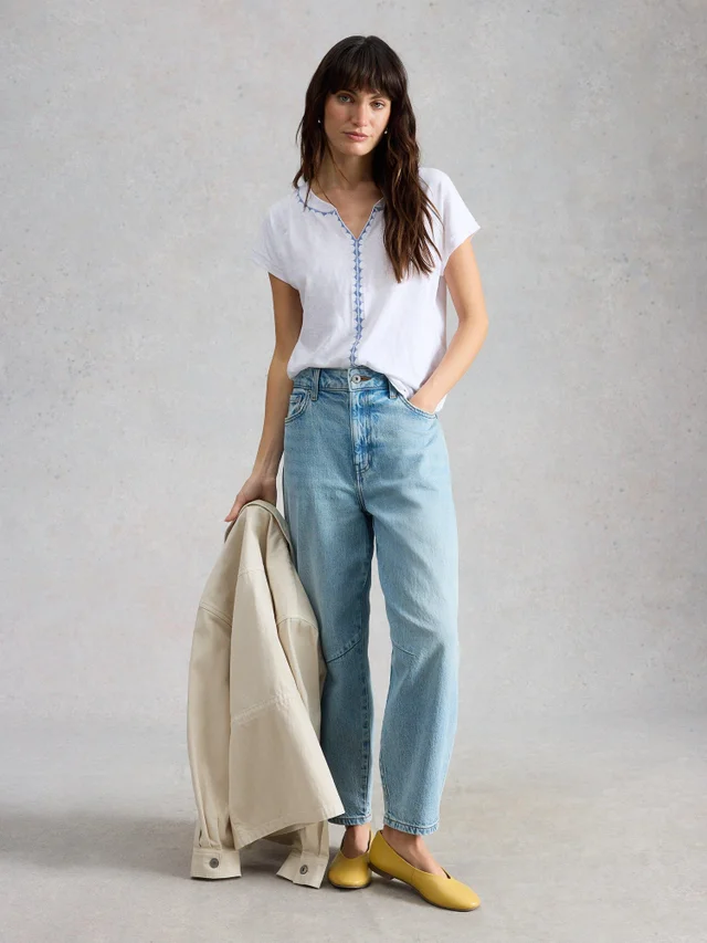 T-SHIRT BRODÉ NELLY PLAIN