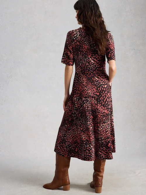 Robe Madeline en jersey - Blk Mlt - 52/R Image 4