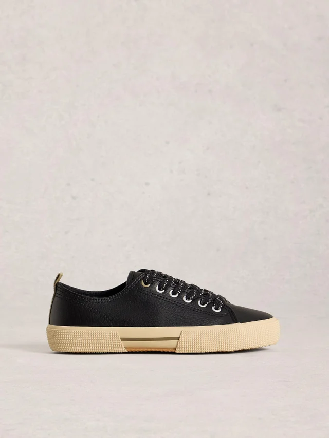Baskets à lacets en cuir Pippa