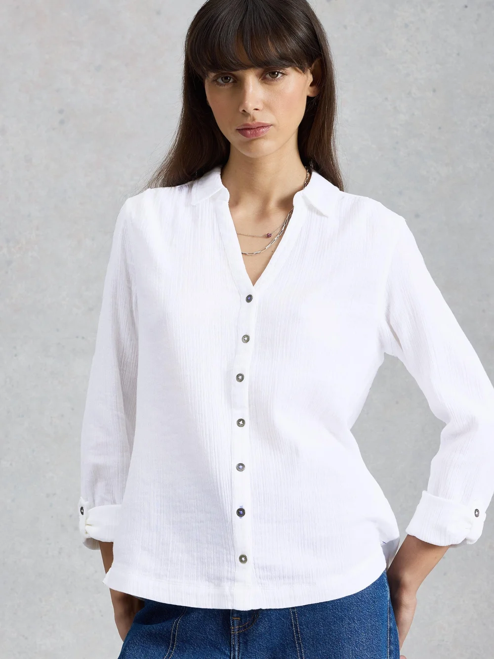 Tissu double Annie - Bril White - 52 Image 1