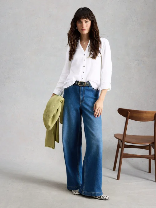 CHEMISE EN TISSU DOUBLE ANNIE - Bril White - 52 Image 2