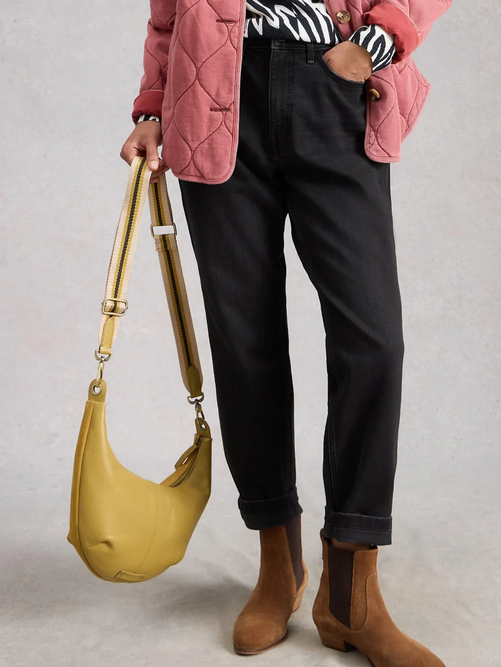 Jean week-end Freya - Washed Blk - 52/R Image 1