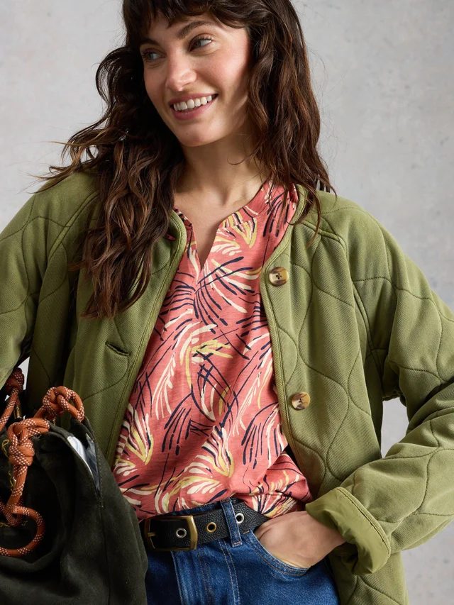 T-SHIRT À COL CASSÉ NELLY