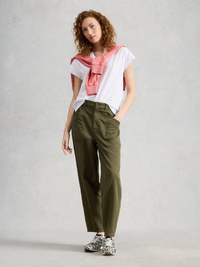 T-SHIRT À COL CASSÉ NINA