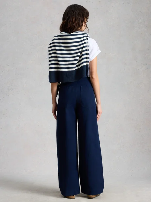Pantalon Clara à jambes larges - Dark Navy - 52/R Image 4