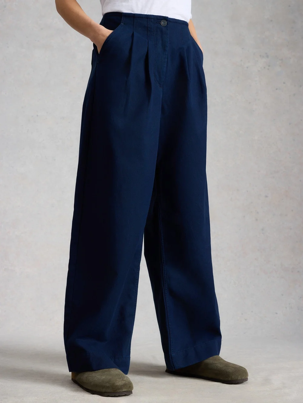 Pantalon Clara à jambes larges - Dark Navy - 52/R Image 1