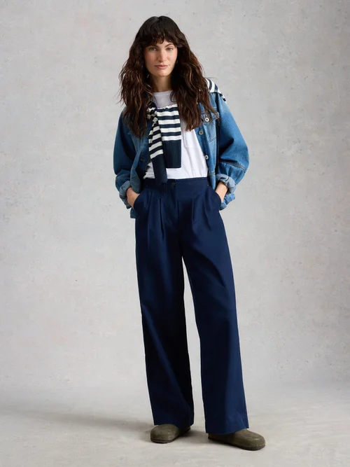 Pantalon Clara à jambes larges - Dark Navy - 46/R Image 2