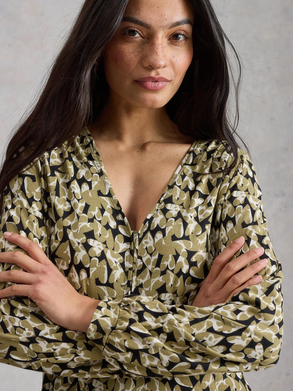 Et robe en jersey - Green Pr - 52/R Image 1