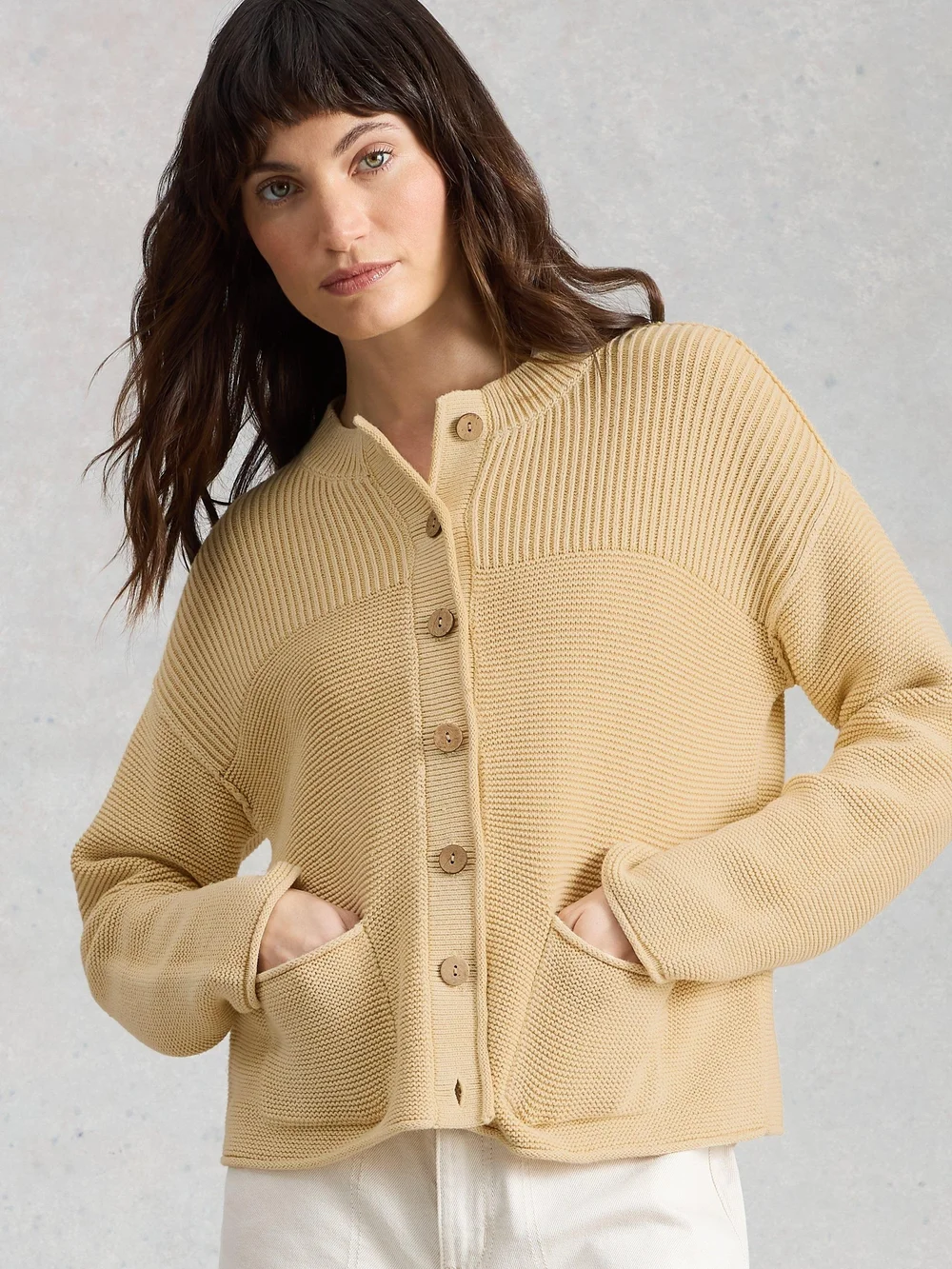 GIGI WASHED CARDI - Lgt Yellow - 52 Image 1