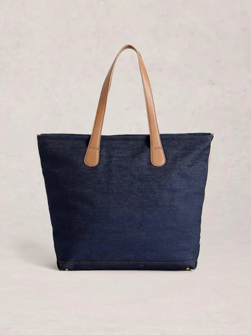 Sac fourre-tout en denim Natalie Image 1