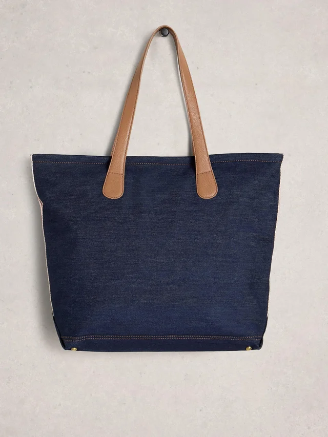 Sac fourre-tout en denim Natalie