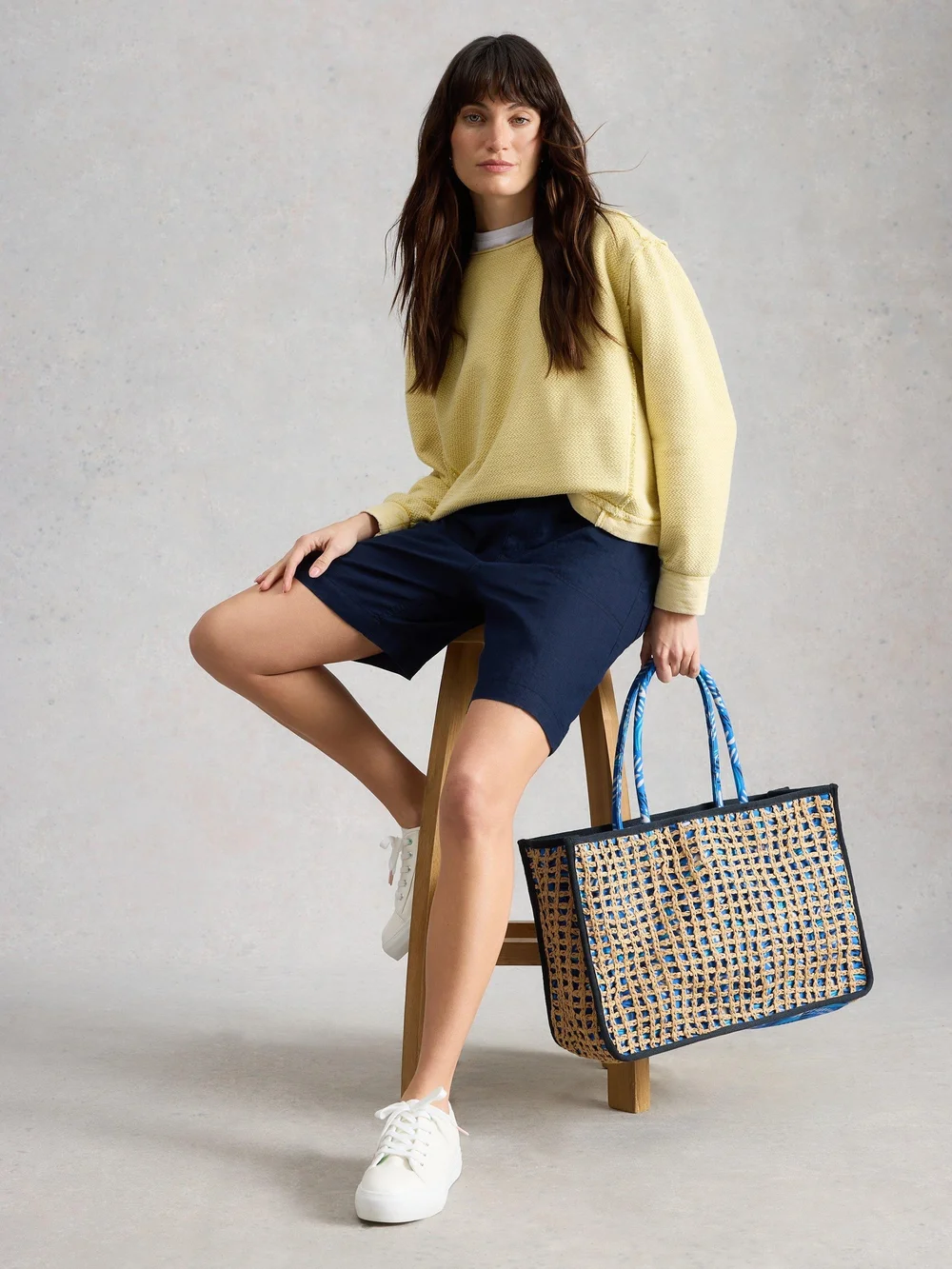 Tia Linen Short - Dark Navy - 52 Image 1