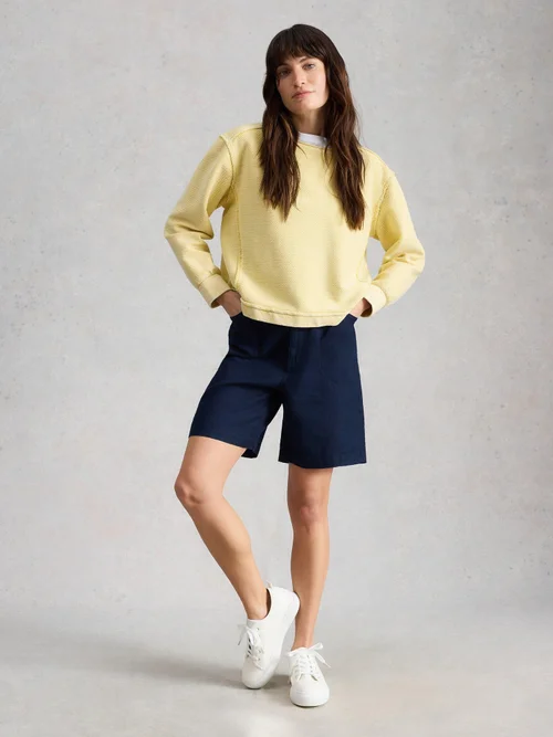 Tia Linen Short - Dark Navy - 52 Image 2