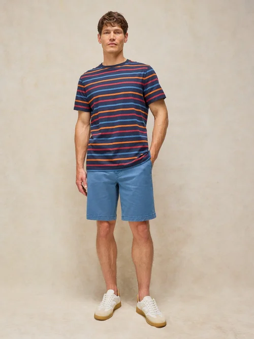 Short chino organique Sutton - Indigo Ble - 38/R Image 2
