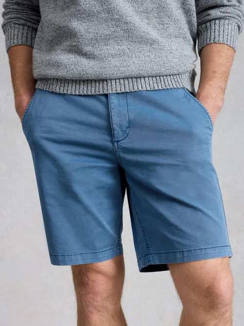 Short chino organique Sutton - Indigo Ble - 40/R Image 1