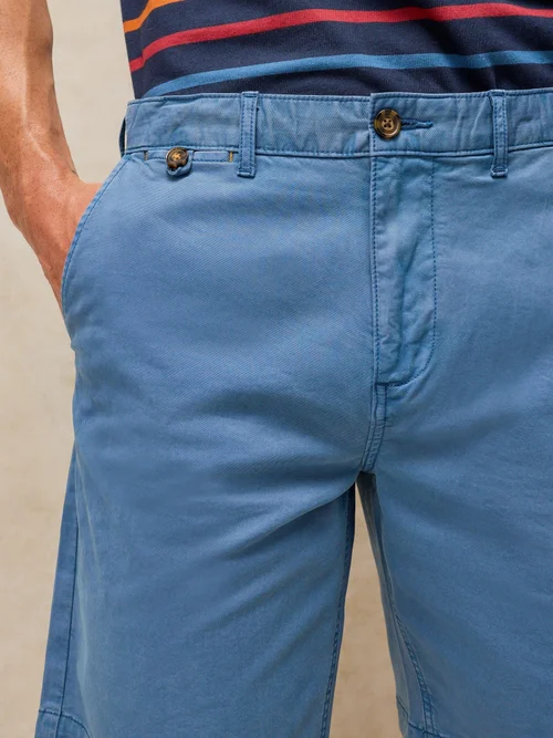 Short chino organique Sutton - Indigo Ble - 38/R Image 3